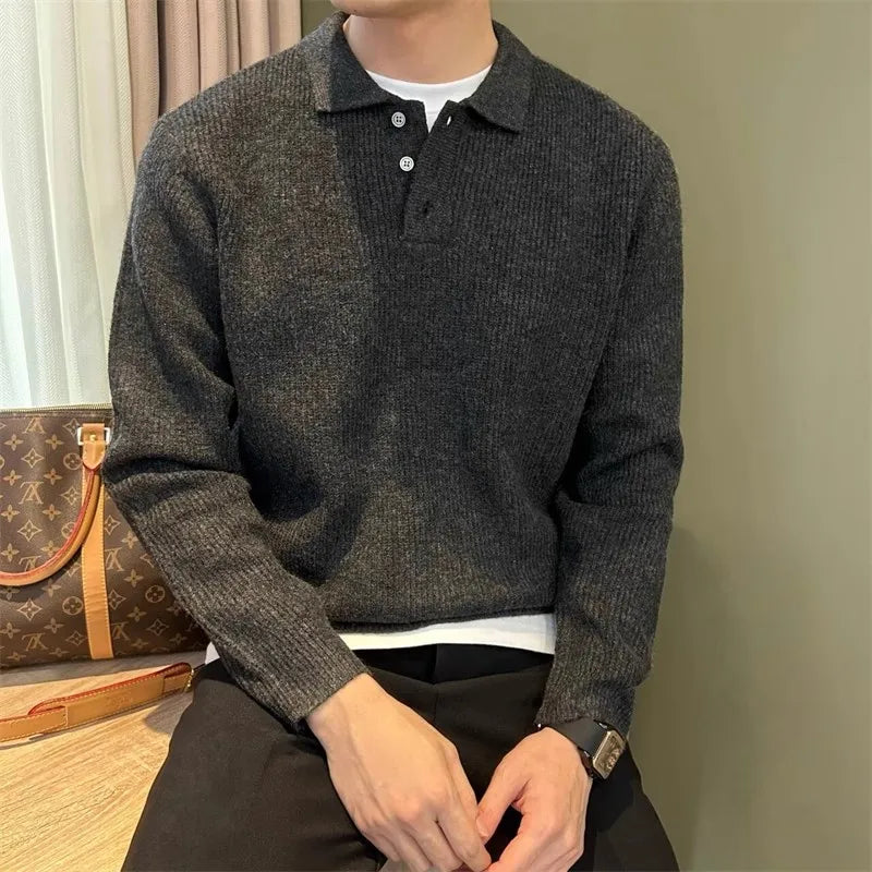 Suéter Polo Tricot Minimalista