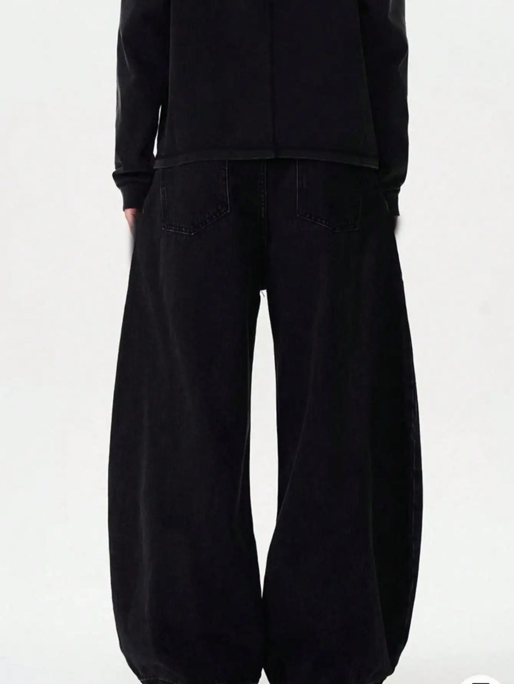 Calça Jeans Baggy Wide Leg Curved