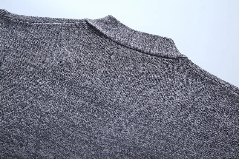 Colete Tricot Abotoado Simples