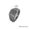 Anel Signet Masculino Vnox
