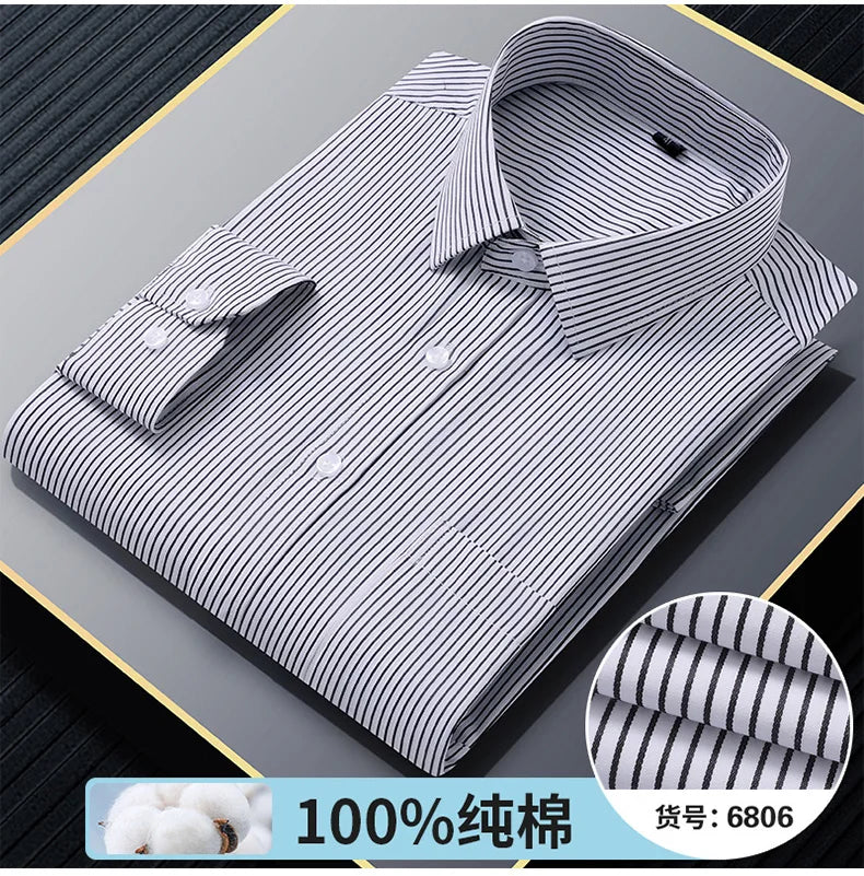 Camisa Social Listrada Premium