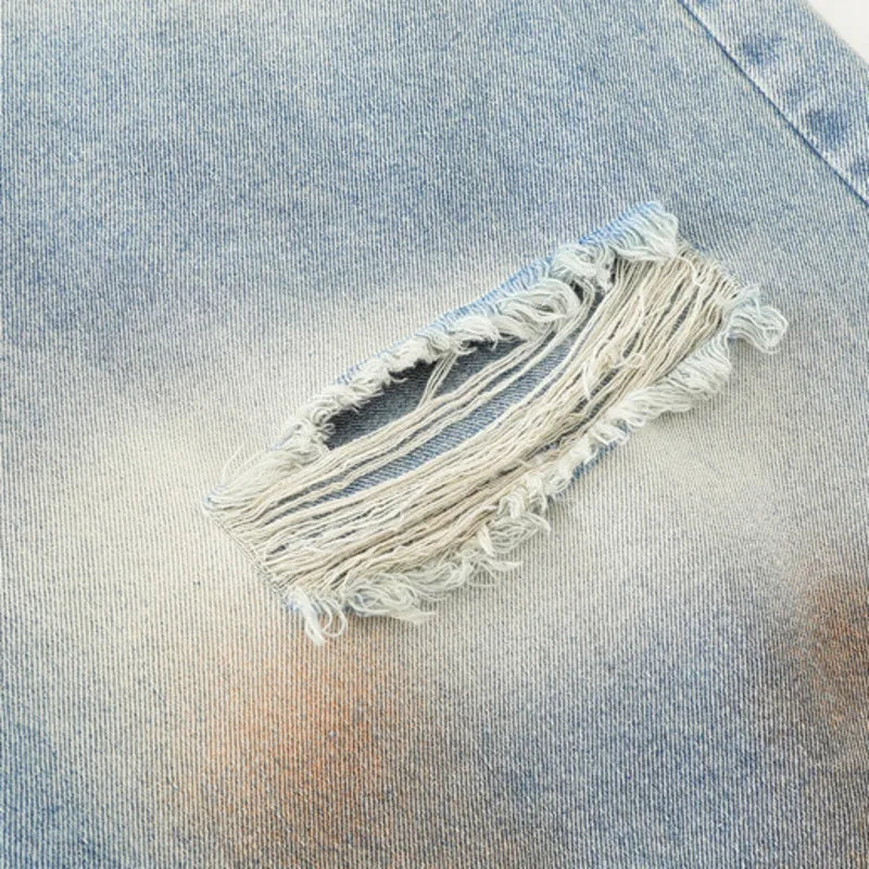 Shorts Jeans Mud Dye Wide Leg