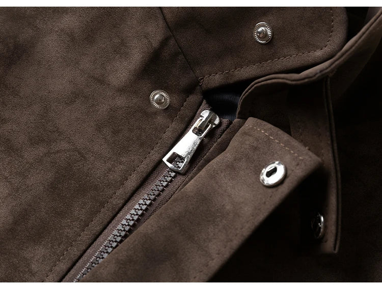 Jaqueta Couro Oversized Casual