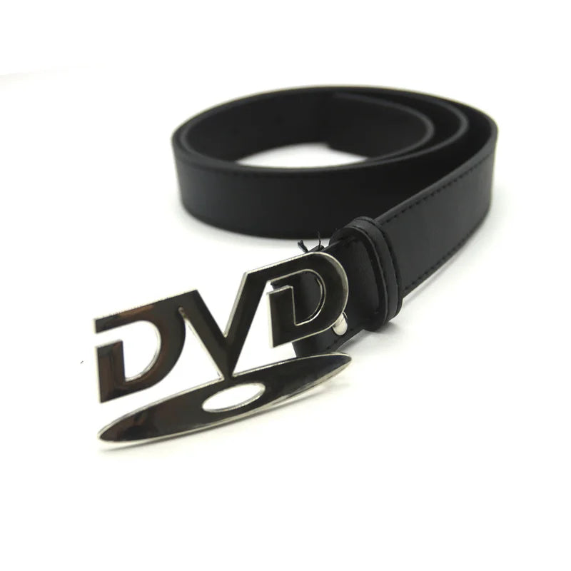 Cinto Y2K com Fivela DVD — 105 cm