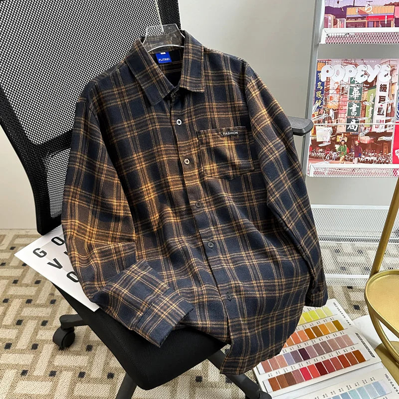 Camisa Vintage Plaid Overshirt