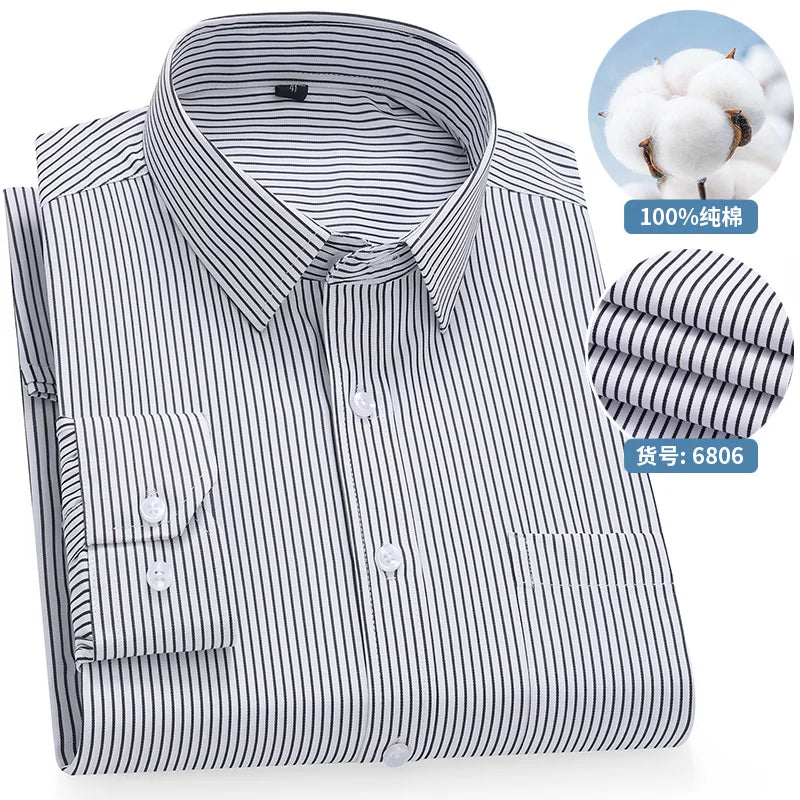 Camisa Social Listrada Premium