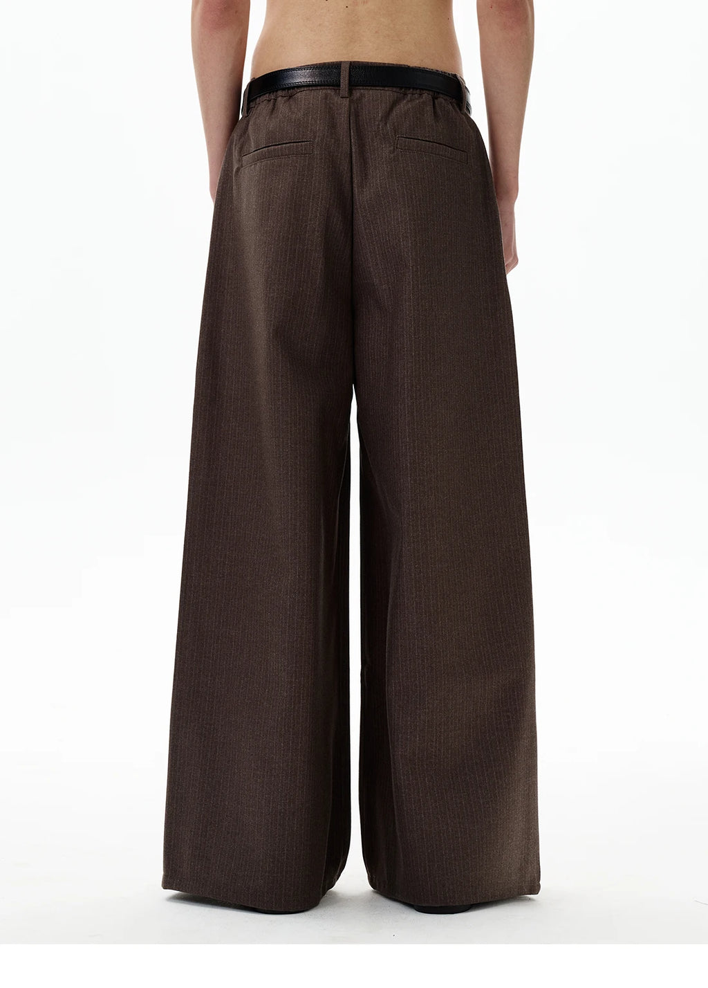 Calça Wide Leg Pinstripe