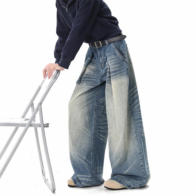 Jeans Wide Leg Baggy Confortável