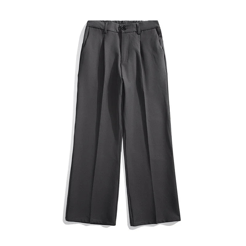 Calça alfaiataria Straight Preta Japonesa