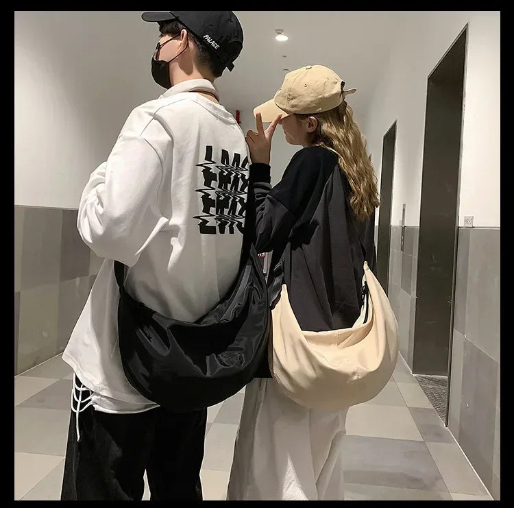Bolsa Crossbody Nylon Urban Oversized