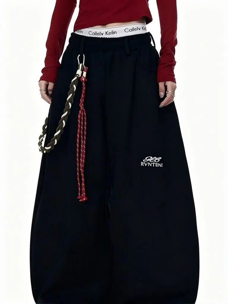 Sweatpants Wide Leg Baggy Y2K
