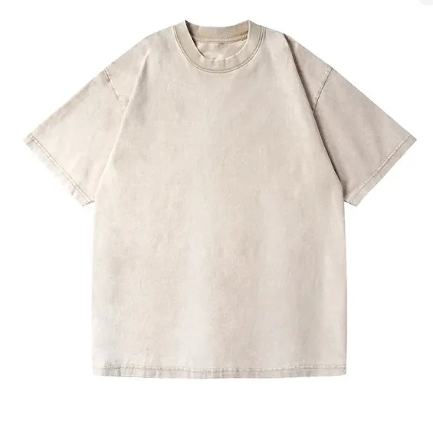 Camiseta Vintage Acid Wash 350gsm