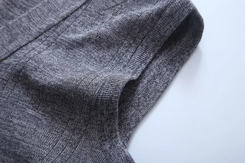 Colete Tricot Abotoado Simples