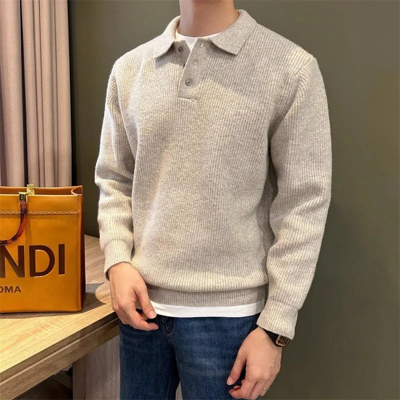 Suéter Polo Tricot Minimalista