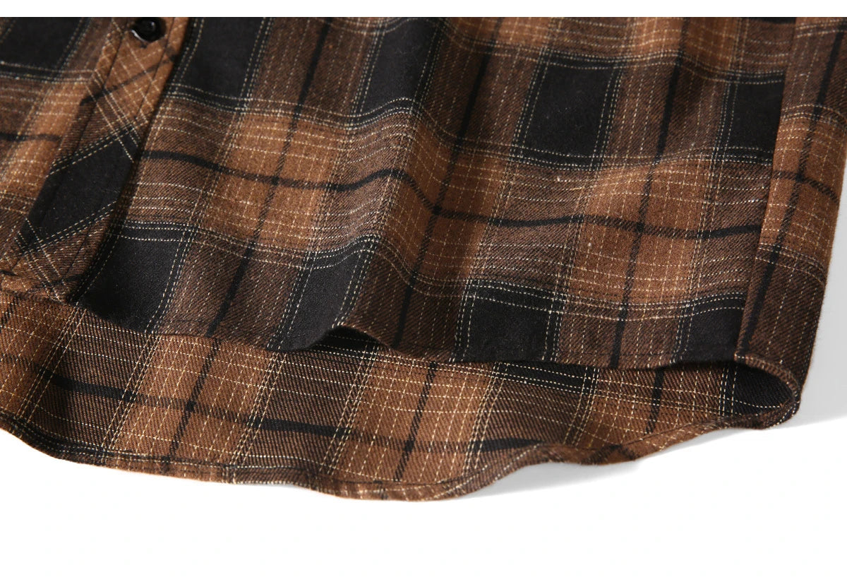 Camisa Flanela Grunge Sobrecamisa
