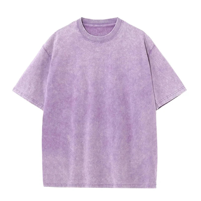 Camiseta Vintage Acid Wash 350gsm