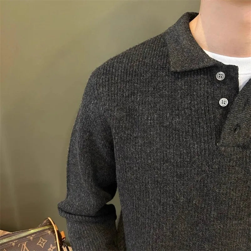 Suéter Polo Tricot Minimalista
