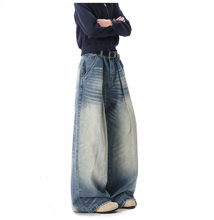 Jeans Wide Leg Baggy Confortável