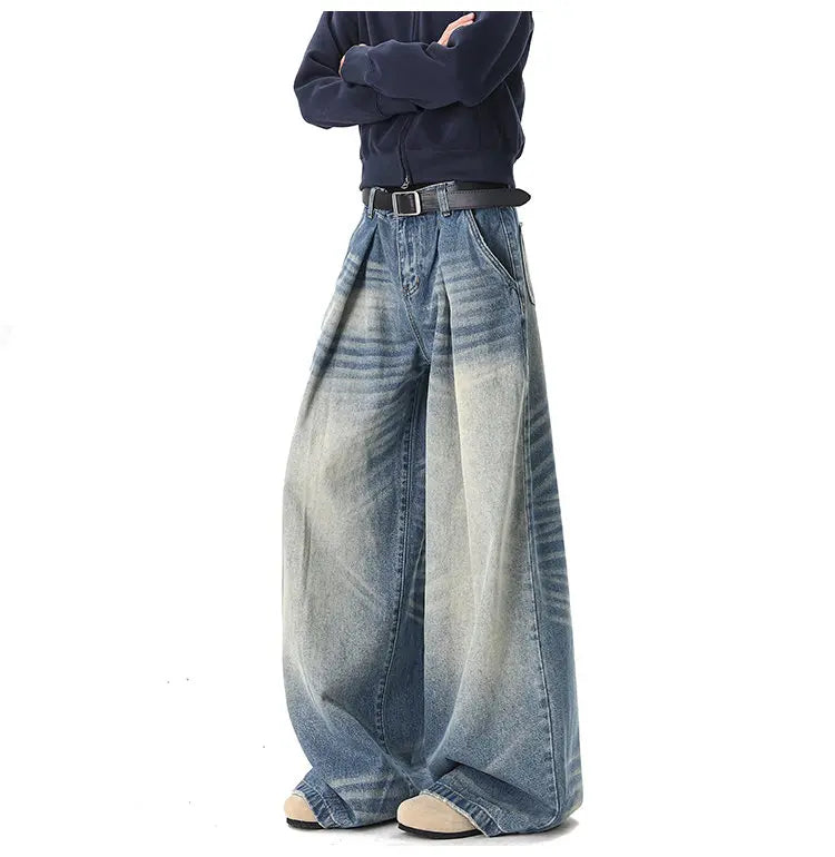 Jeans Wide Leg Baggy Confortável