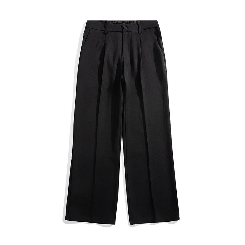 Calça alfaiataria Straight Preta Japonesa