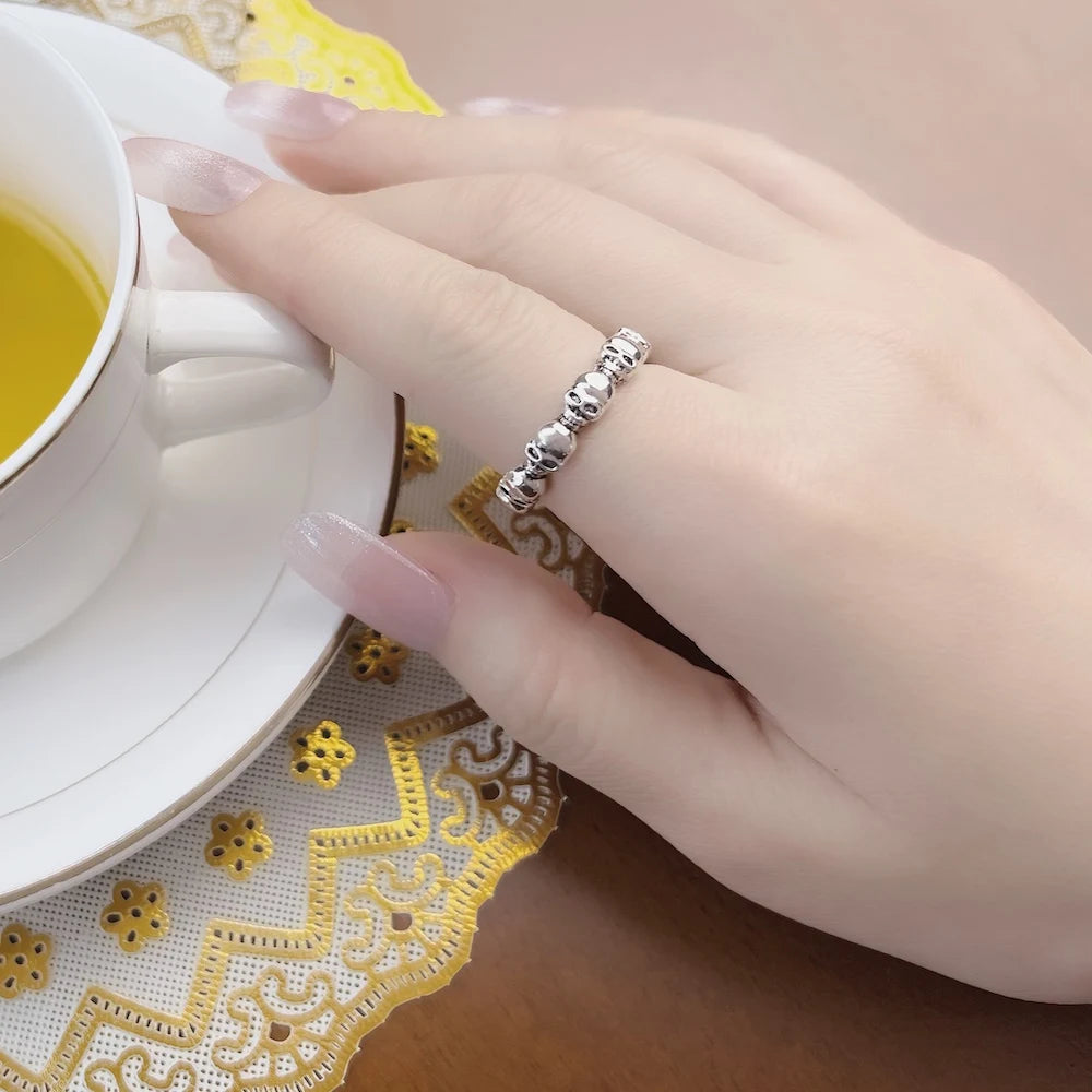 Anel Skull Ring