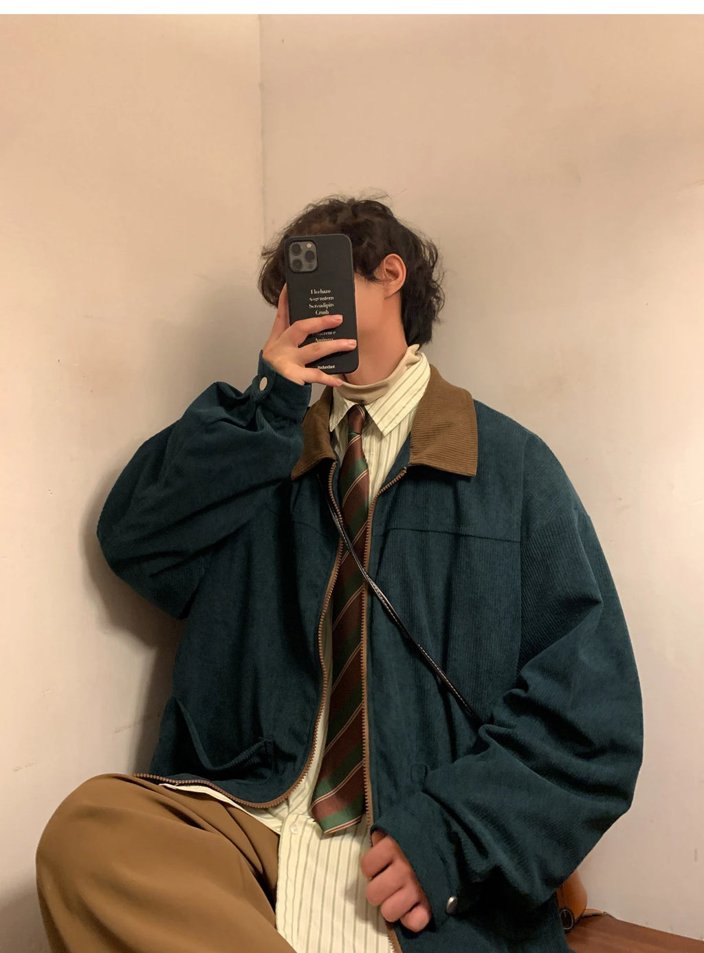 Jaqueta Bomber Vintage Americana