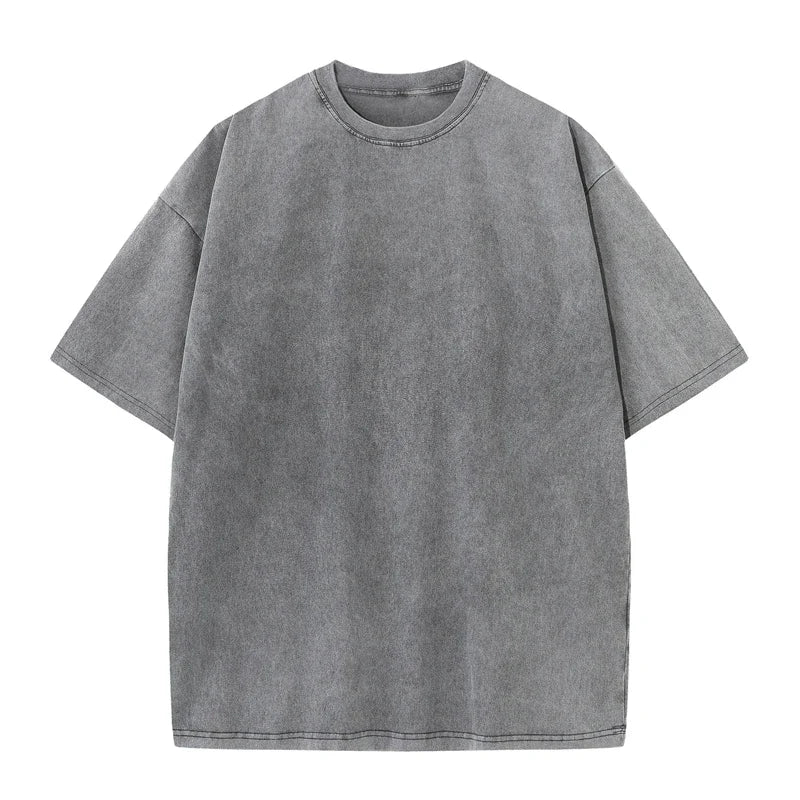 Camiseta Vintage Acid Wash 350gsm