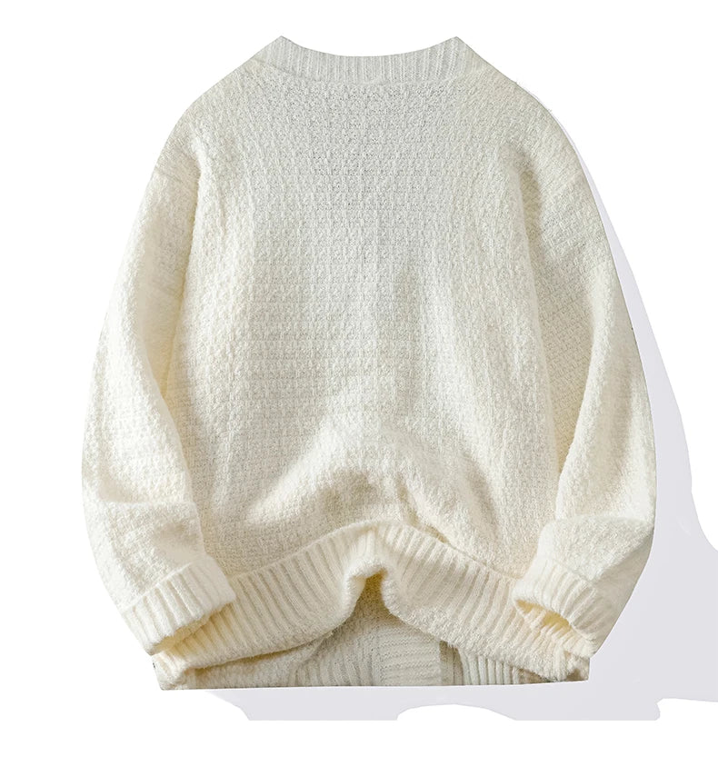 Cardigan Tricot com Botões Streetwear