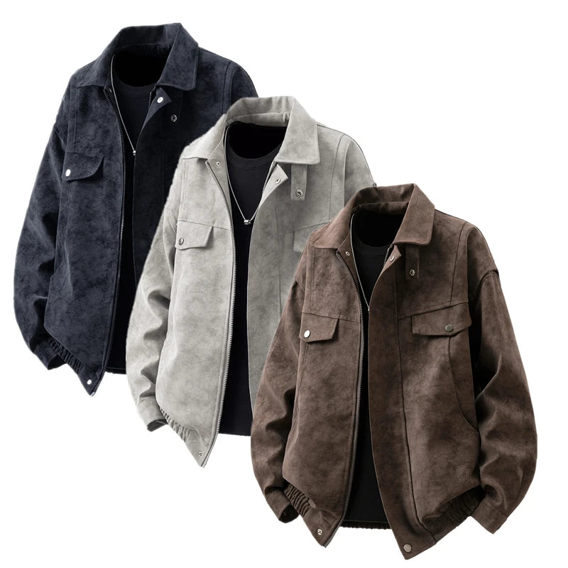 Jaqueta Couro Oversized Casual