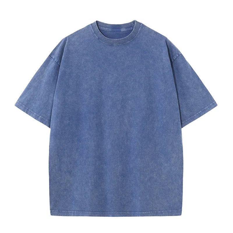 Camiseta Vintage Acid Wash 350gsm