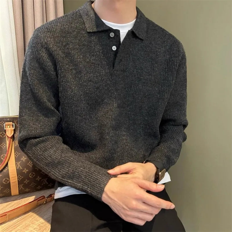 Suéter Polo Tricot Minimalista