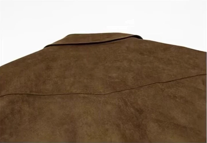 Jaqueta Suede Lapel Moto Coreana