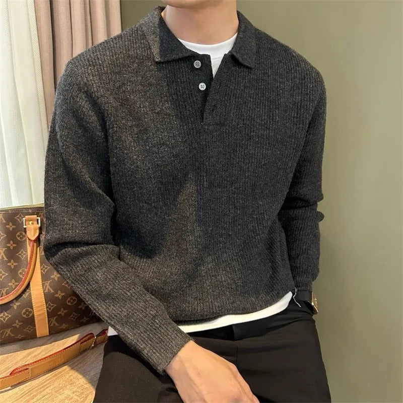 Suéter Polo Tricot Minimalista