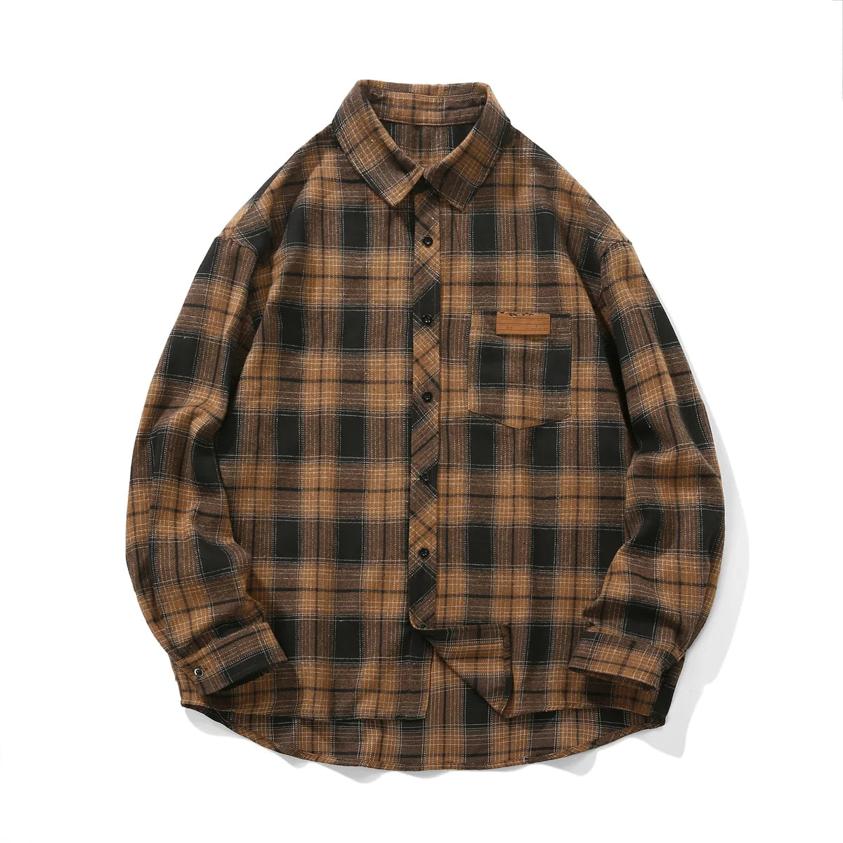 Camisa Grunge Flannel Overshirt