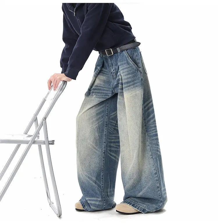 Jeans Wide Leg Baggy Confortável