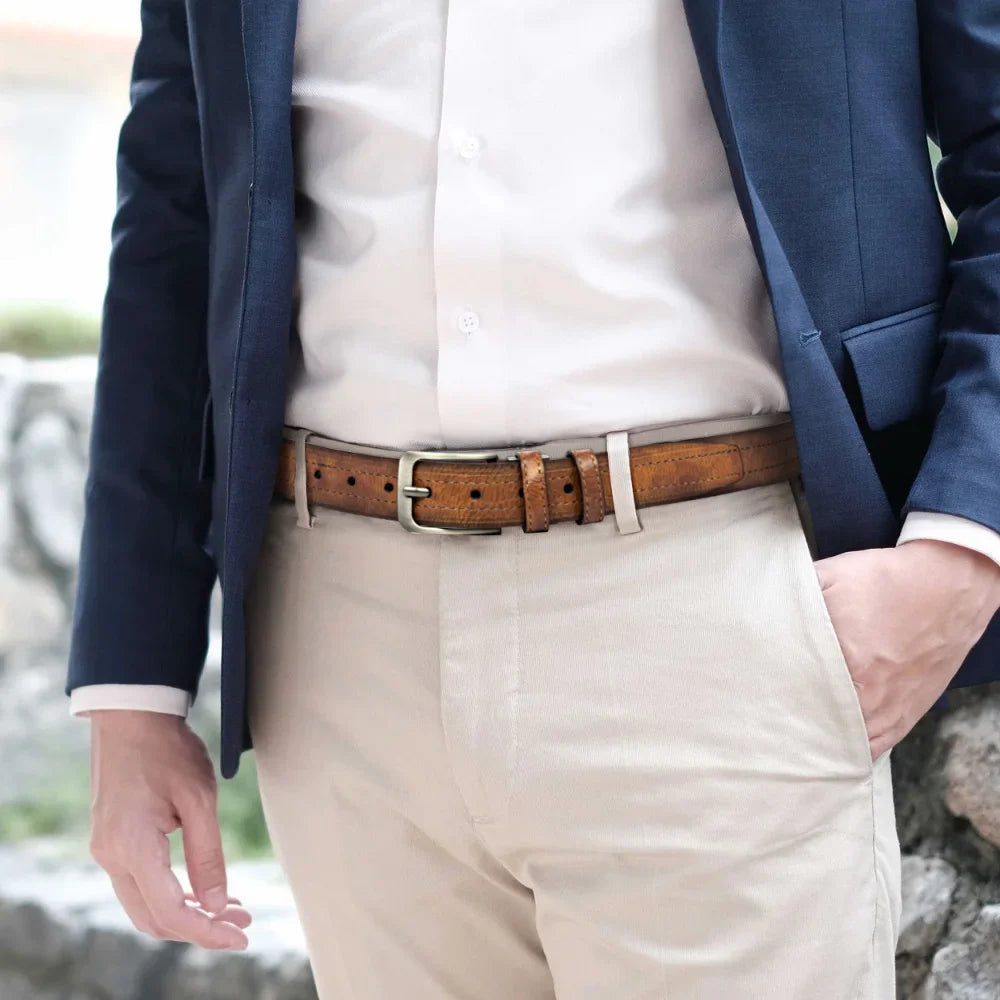 Cinto de Couro Classic Pin Streetwear
