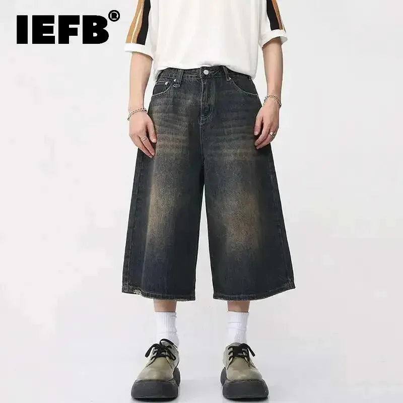 Shorts Jorts Jeans Korean Wide Leg