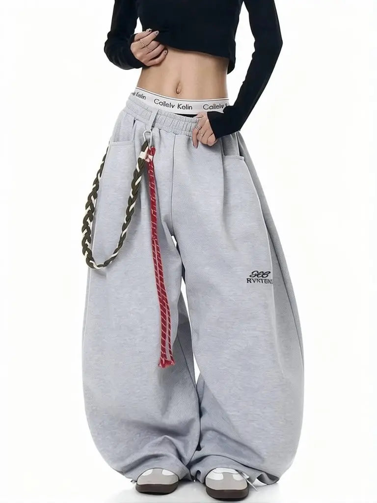 Sweatpants Wide Leg Baggy Y2K