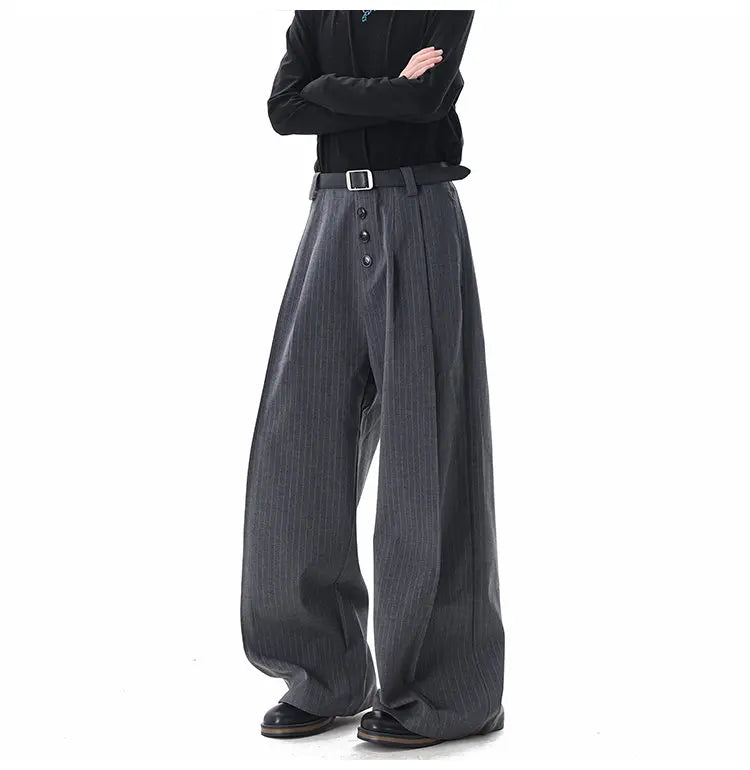 Calça Wide Leg Triple Button