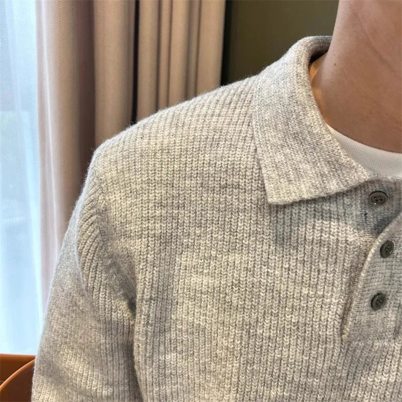 Suéter Polo Tricot Minimalista