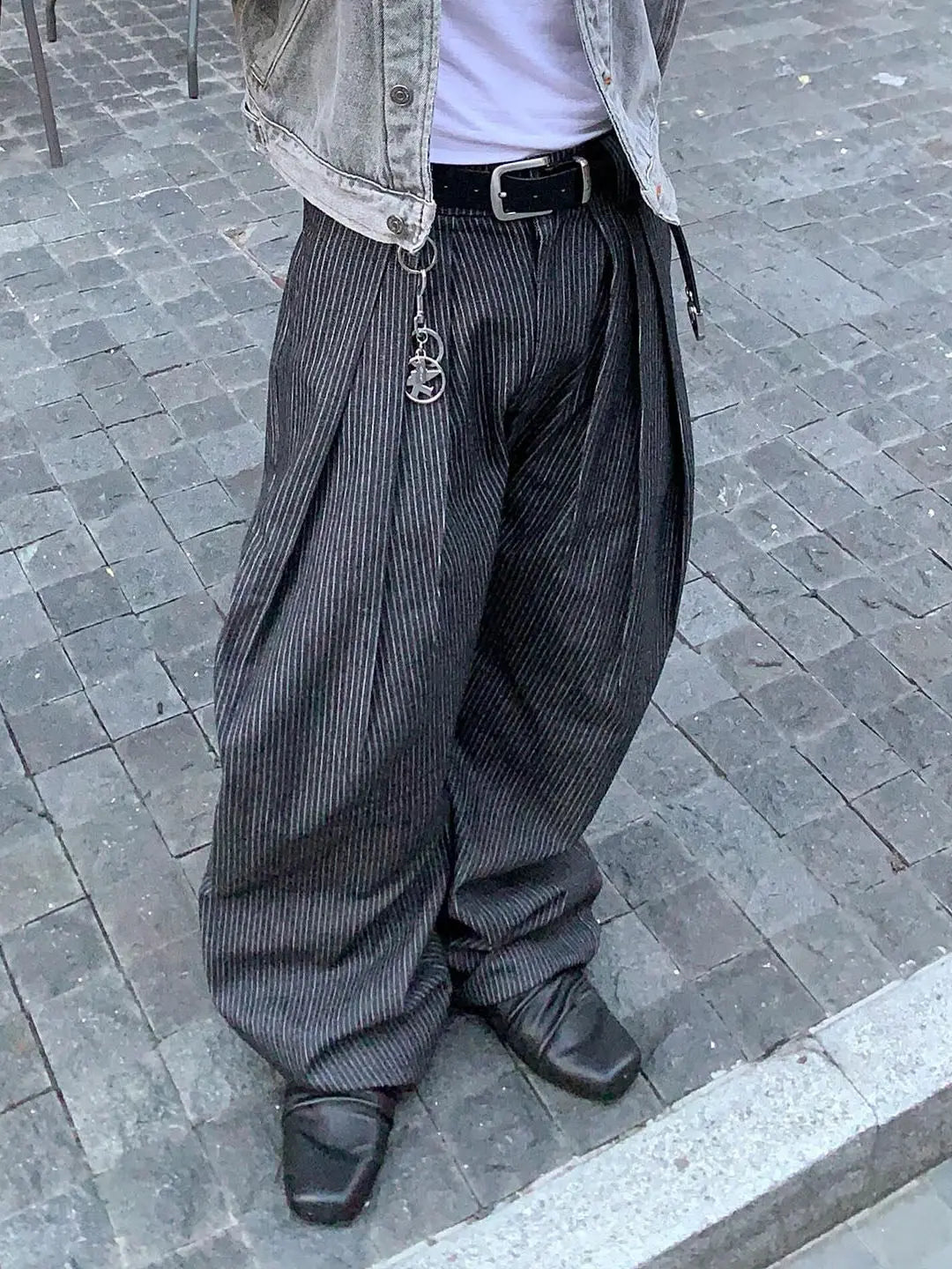 Calça Wide Leg Casual American Vintage