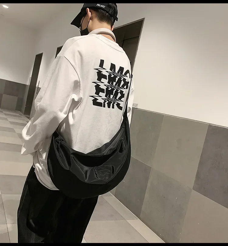 Bolsa Crossbody Nylon Urban Oversized