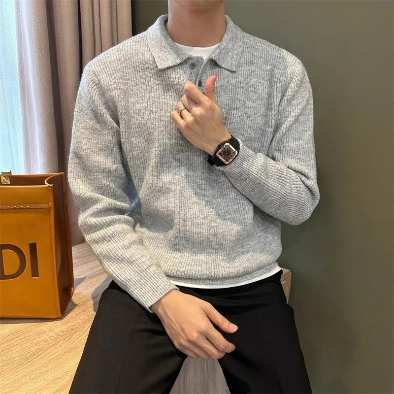 Suéter Polo Tricot Minimalista