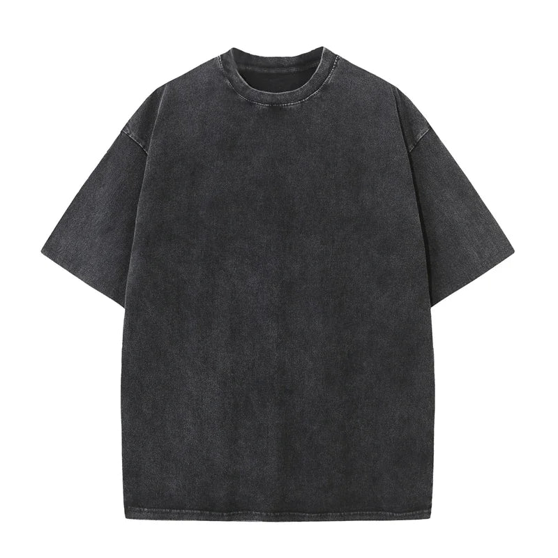 Camiseta Vintage Acid Wash 350gsm