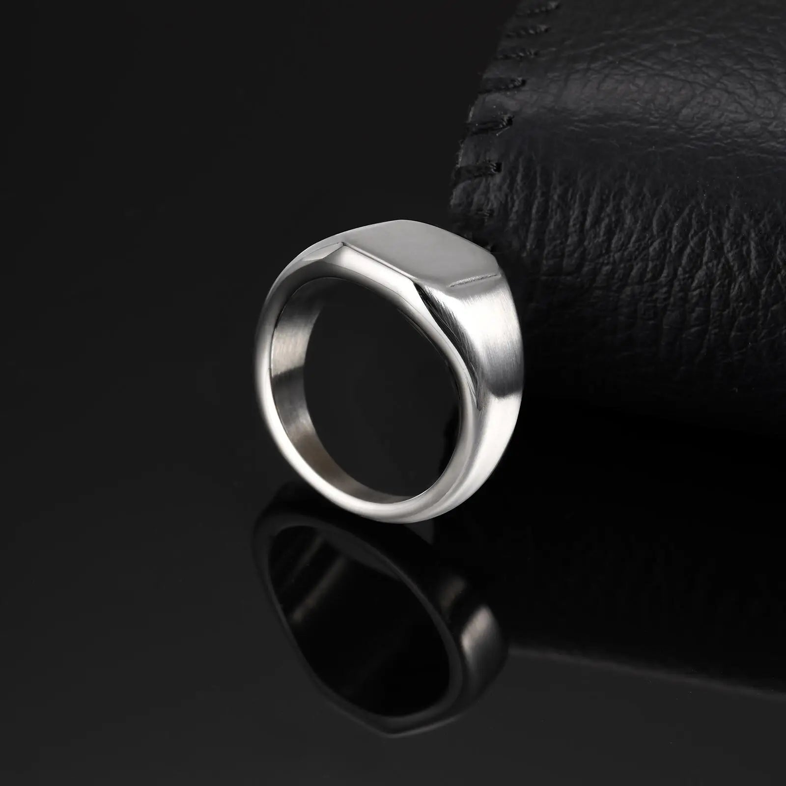 Anel Signet Masculino Vnox