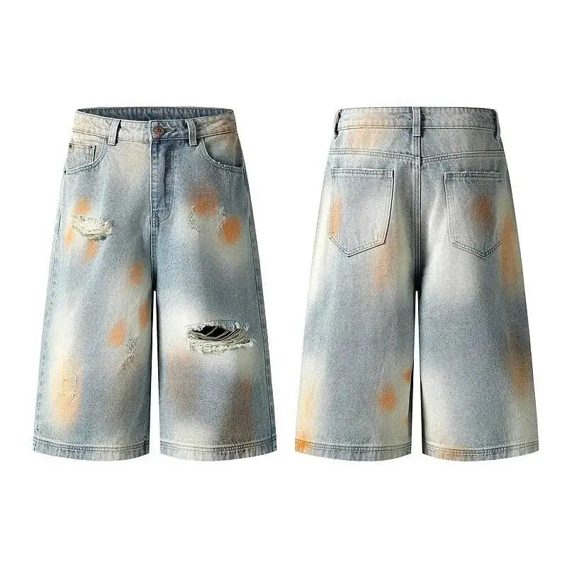 Shorts Jorts Jeans Mud Dye Contrast