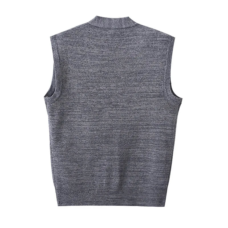 Colete Knit Single-Breasted
