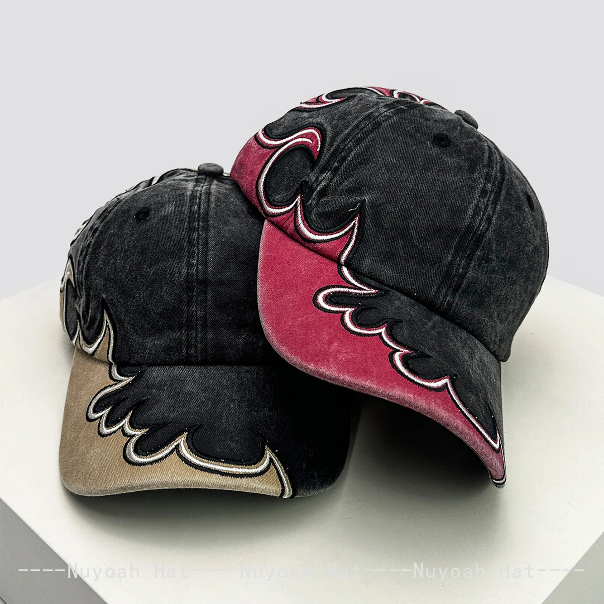 Boné Flame Embroidered Hip Hop
