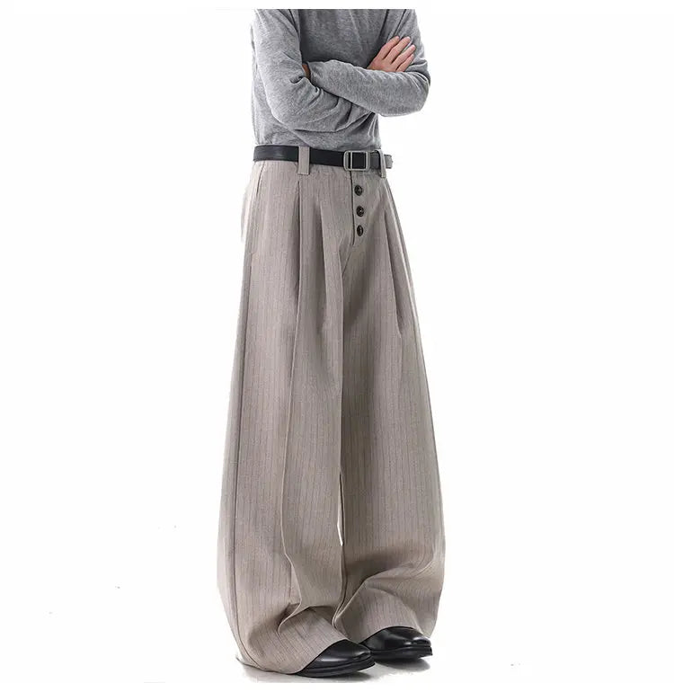Calça Wide Leg Triple Button