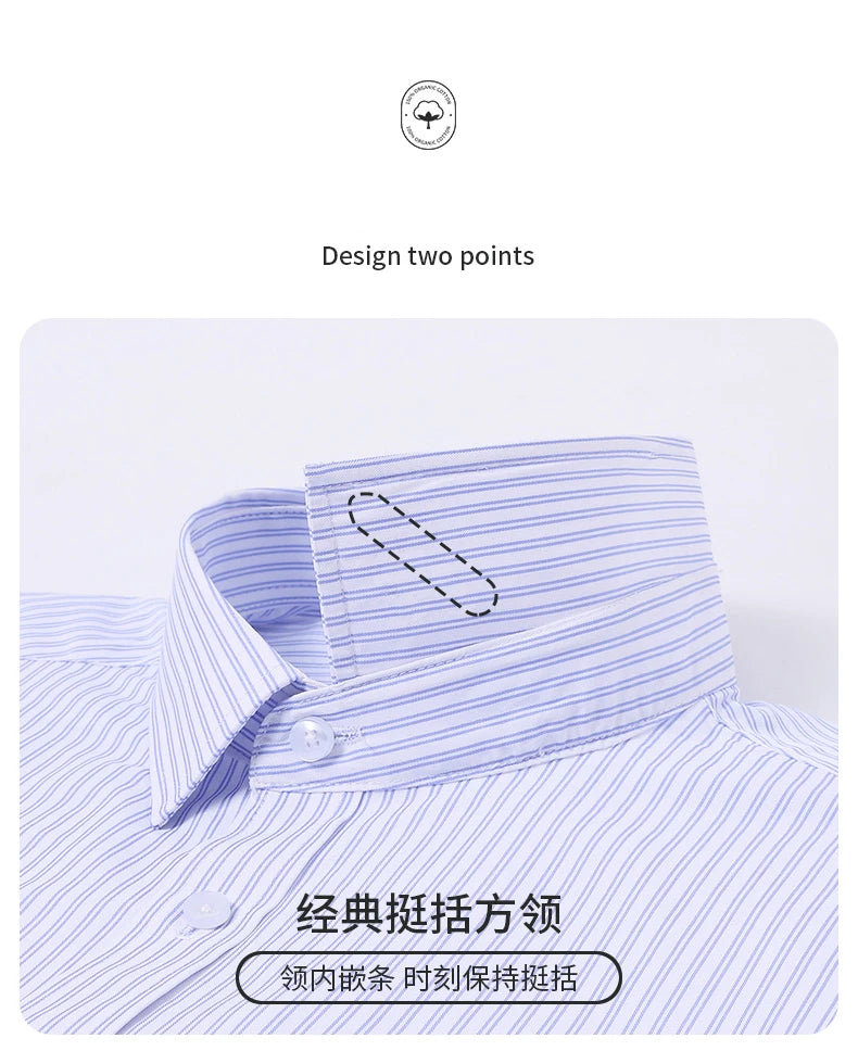 Camisa Social Listrada Premium